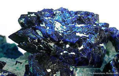 Azurite With Plancheite - image 2