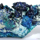 Azurite With Plancheite - image 1