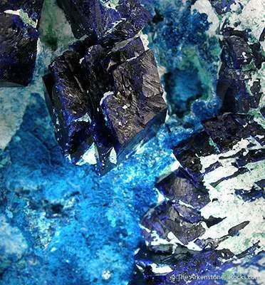 Azurite With Plancheite - image 3