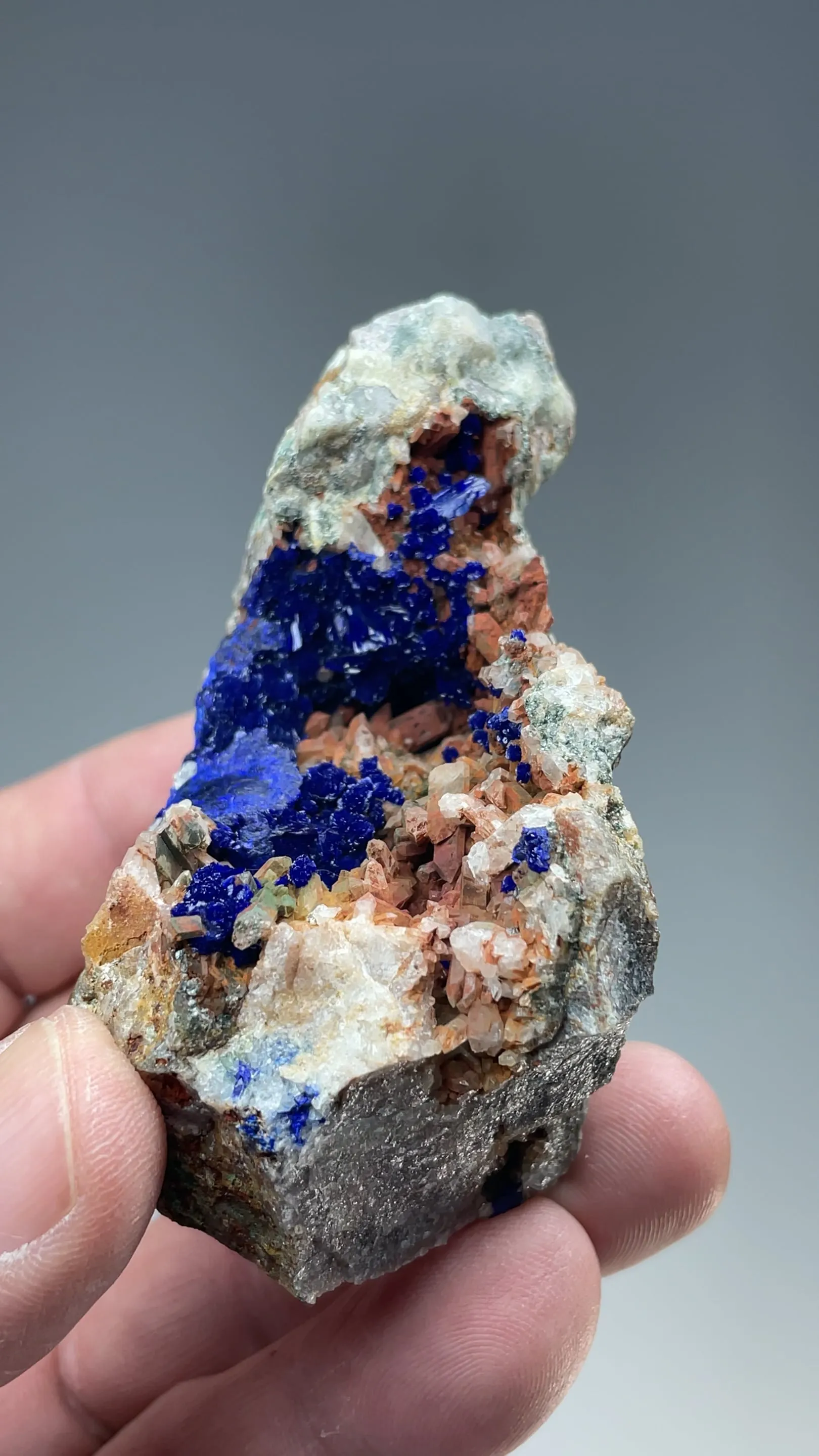 Azurite with Quartz - image 2