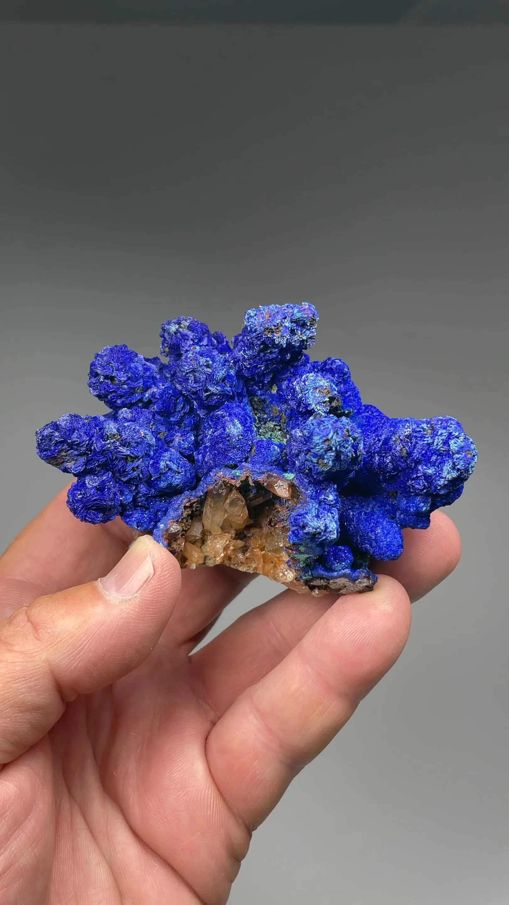 Azurite with Quartz - image 2