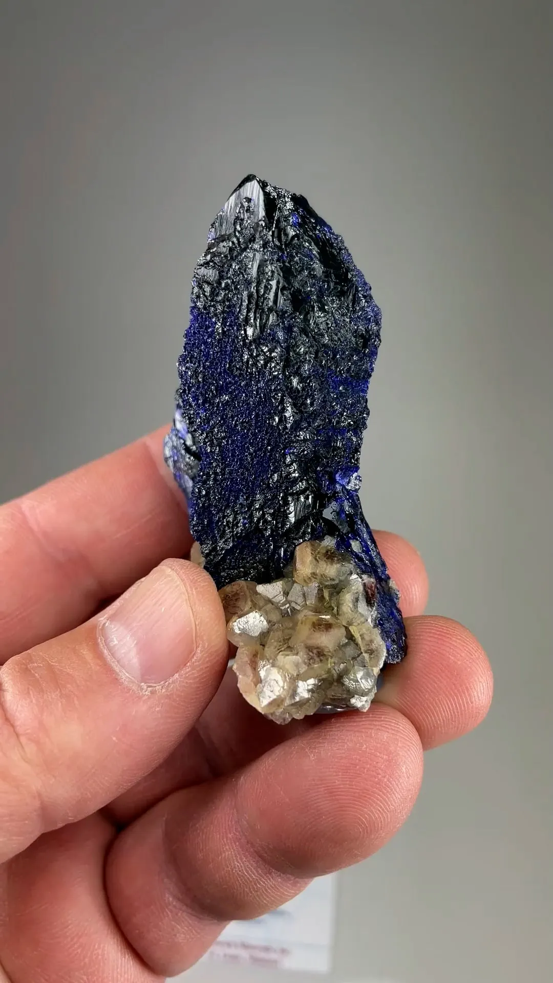 Azurite with Smithsonite - image 2
