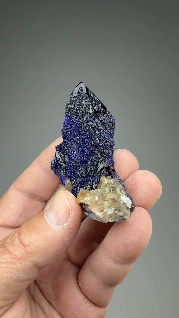 Azurite with Smithsonite - image 2