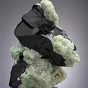 Azurite with Smithsonite - image 1