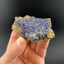 Azurite with Smithsonite - image 1