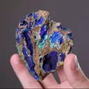 Azurite with TYROLITE - image 2