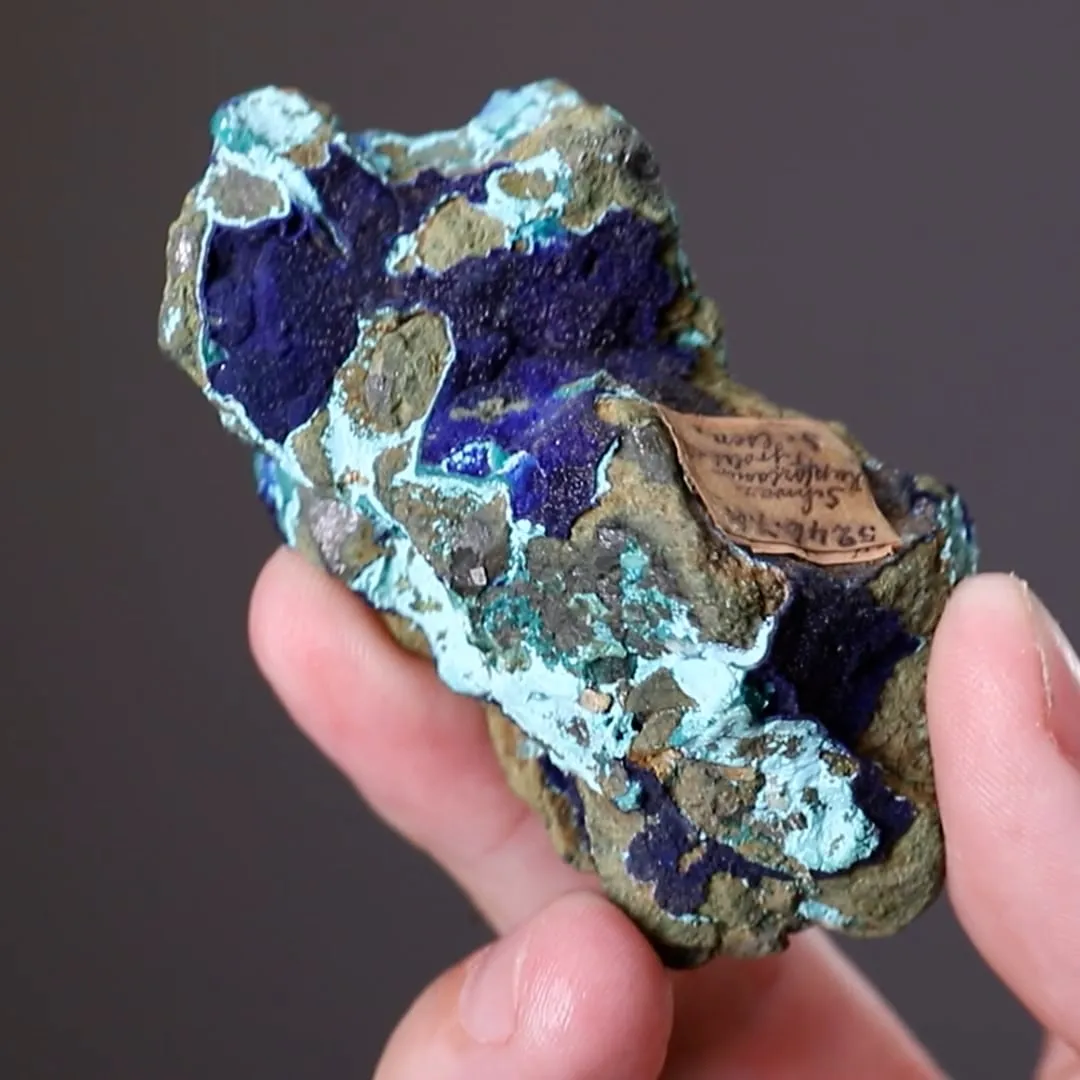 Azurite with TYROLITE Malachite and Chrysocolla - image 2