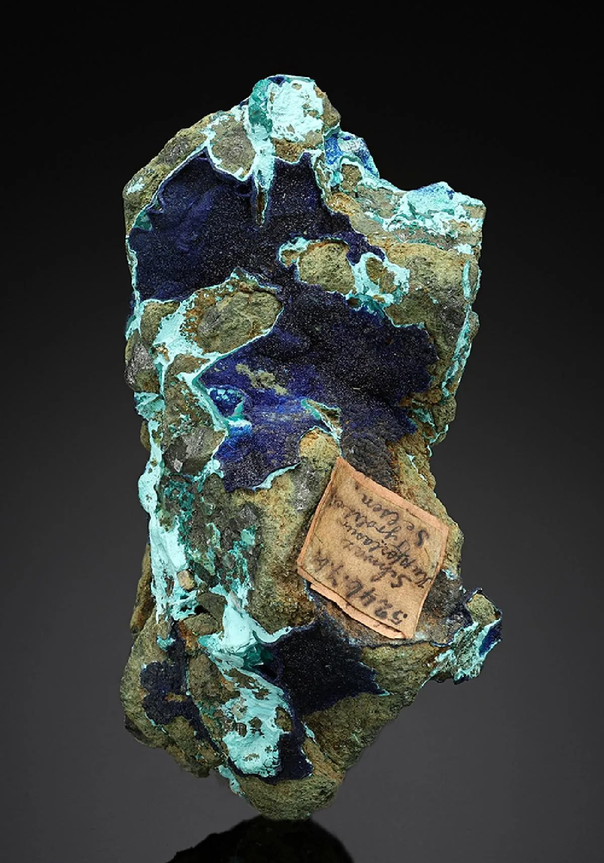 Azurite with TYROLITE Malachite and Chrysocolla - image 1