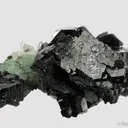 Babingtonite and Prehnite on Quartz - image 9