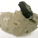 Babingtonite on Calcite - image 1