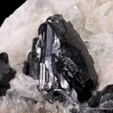 Babingtonite on Calcite - image 1