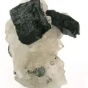 Babingtonite on Calcite - image 2