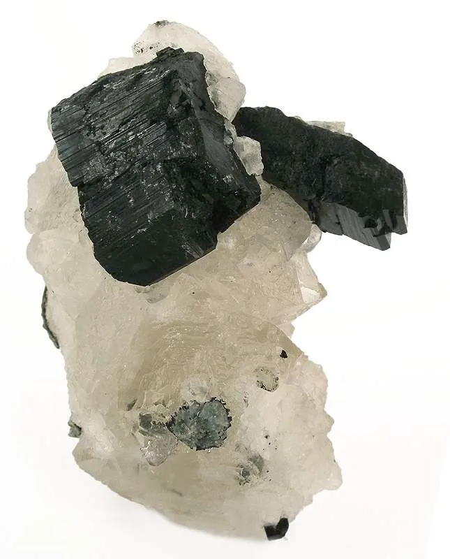 Babingtonite on Calcite - image 2