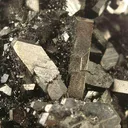 Babingtonite on Prehnite - image 3