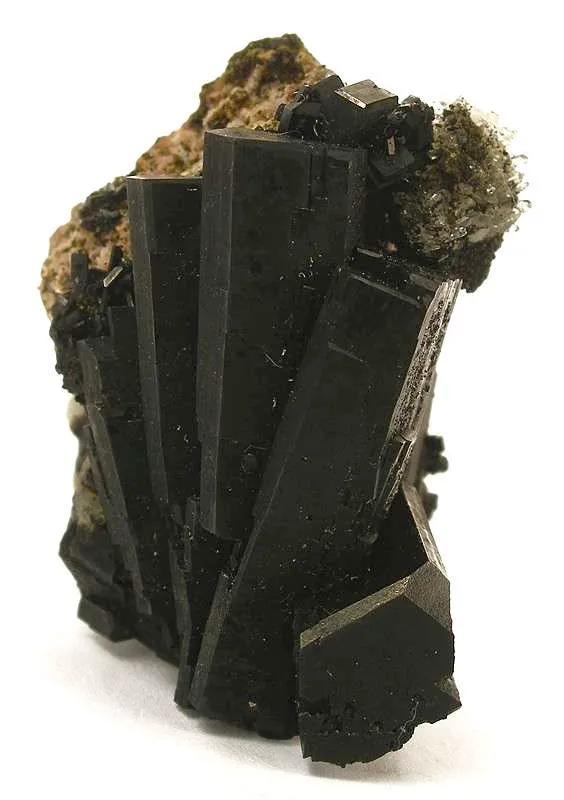 Babingtonite on Prehnite image