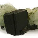 Babingtonite on Prehnite - image 1