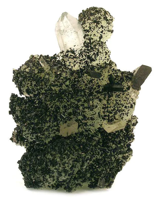 Babingtonite on Prehnite image