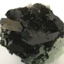 Babingtonite on Prehnite - image 3