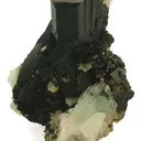 Babingtonite on Prehnite - image 1