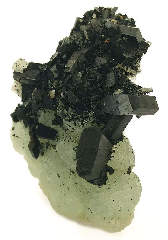 Babingtonite on Prehnite image