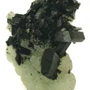 Babingtonite on Prehnite - image 1