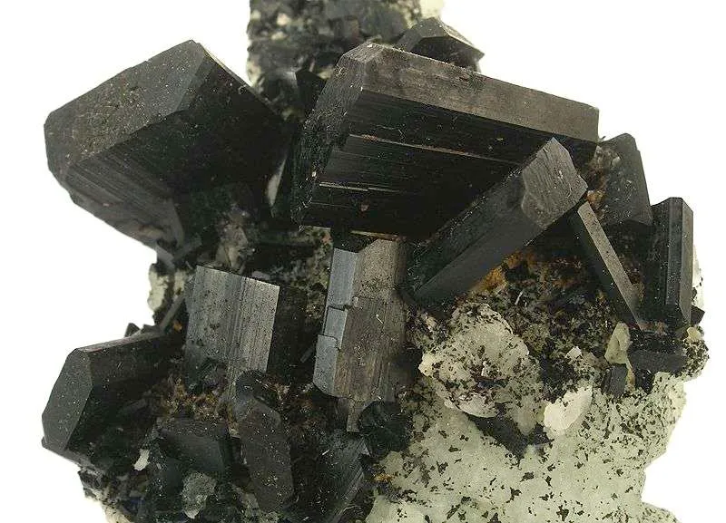 Babingtonite on Prehnite - image 2