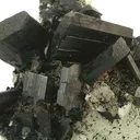 Babingtonite on Prehnite - image 2