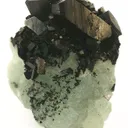 Babingtonite on Prehnite - image 1