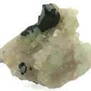 Babingtonite on Prehnite - image 1
