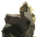 Babingtonite on Prehnite - image 3