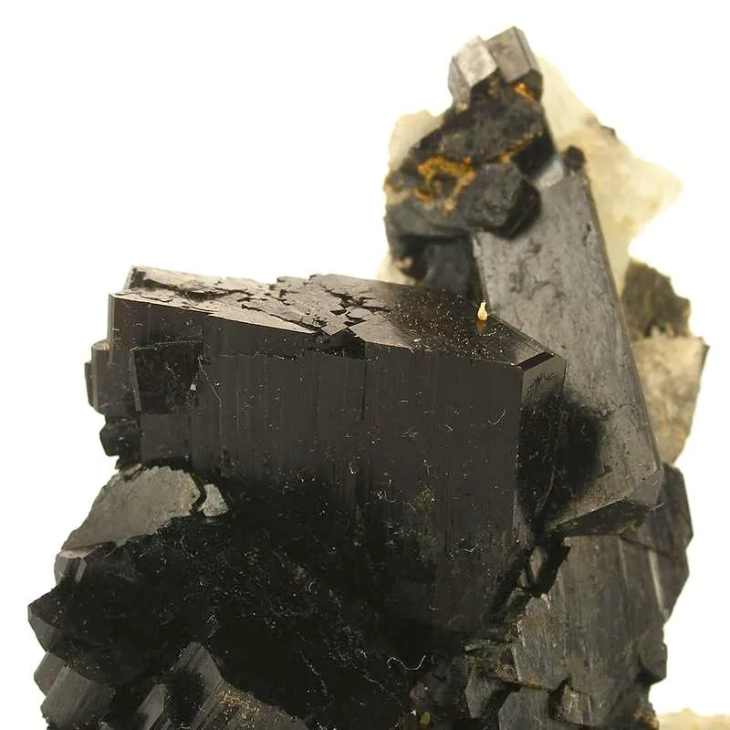 Babingtonite on Prehnite - image 3