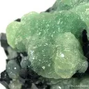 Babingtonite on Prehnite - image 2