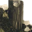 Babingtonite on Prehnite - image 3