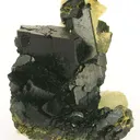 Babingtonite on Prehnite - image 1