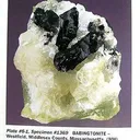 Babingtonite on Prehnite - image 3