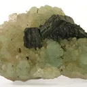 Babingtonite on Prehnite - image 1