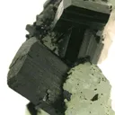 Babingtonite on Prehnite - image 5