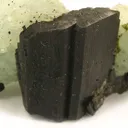 Babingtonite on Prehnite - image 3