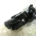 Babingtonite on Prehnite - image 2