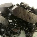 Babingtonite on Prehnite - image 4