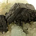 Babingtonite on Prehnite - image 2