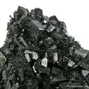 Babingtonite on Quartz and Prehnite - image 2
