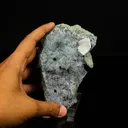 Babingtonite with Apophyllite & Chalcedony Natural Mineral Specimen - image 4