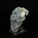 Babingtonite with Apophyllite & Chalcedony Natural Mineral Specimen - image 3