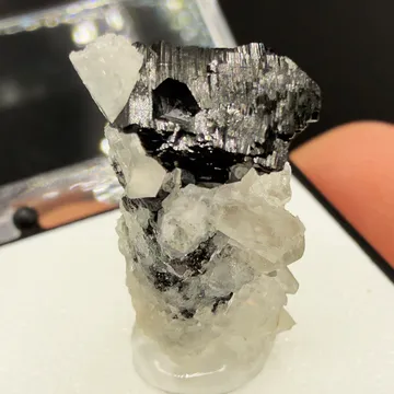 Babingtonite with Calcite