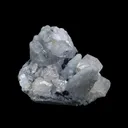 Babingtonite with Calcite Rare Find Natural Mineral Specimen - image 3