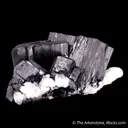 Babingtonite with Prehnite and Quartz - image 3