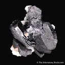 Babingtonite with Prehnite and Quartz - image 4