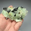 Babingtonite with Prehnite, Quartz - image 2