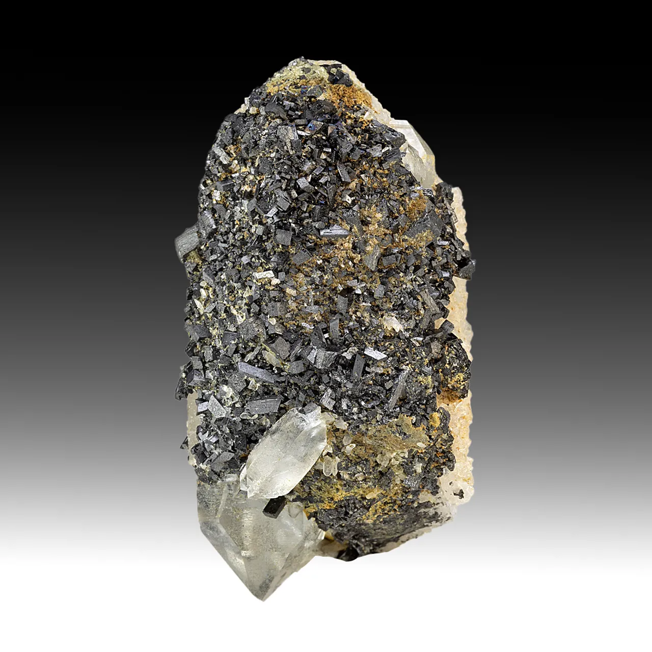 Babingtonite with Quartz - image 1